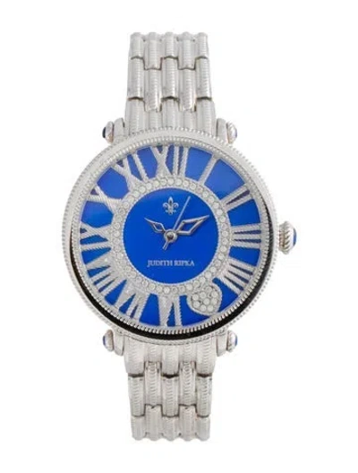 Pre-owned Judith Ripka London Watch, 37mm In Multicolor