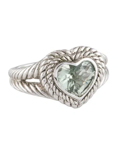Pre-owned Judith Ripka Prasiolite Cocktail Ring In Multi