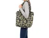 Judson & Co. Quilted Shoulder Bag Purse In Green & Tan Camo In Multi