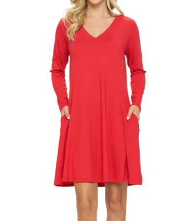 Judson & Company Man In The Moon Dress In Red