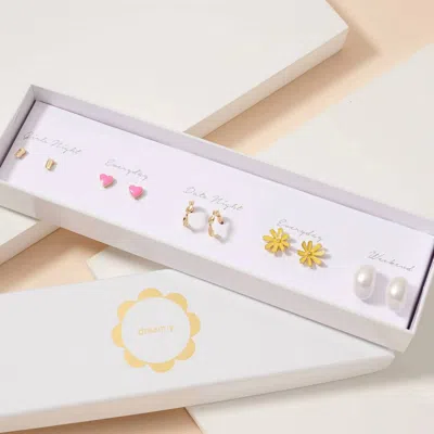 Judson & Company Women's Springe Boxed Earring Set In Gold In Silver