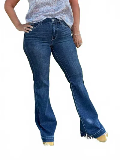 Judy Blue Add Some Flare Jeans In Blue