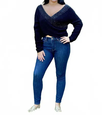 Judy Blue Always A Classic Skinny Jean In Dark Wash In Blue