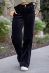 Judy Blue Berkley Corduroy Trouser In Black In Black