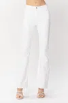 Judy Blue Bootcut Jeans In Ecru In White