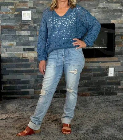 Judy Blue Boyfriend Jeans In Blue