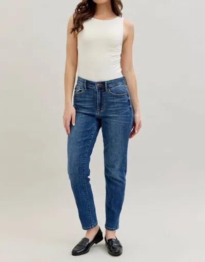 Judy Blue Buttery Soft Shield Back Pocket Stretch Slim Fit In Blue