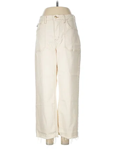 Pre-owned Judy Blue Cargo Pants In Ivory
