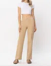 Judy Blue Cargo Straight Leg Pants In Khaki In Green