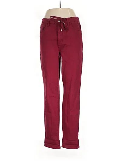Pre-owned Judy Blue Casual Pants In Burgundy