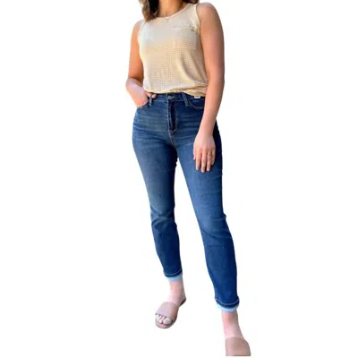 Judy Blue Cool Denim Boyfriend Jeans In Blue