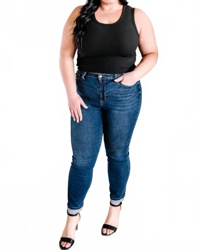 Judy Blue Cool Denim Non Distressed Jeans In Blue