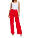 Judy Blue Corduroy Wide Leg Trouser In Red In Red