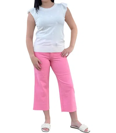 Judy Blue Cotton Candy Cutie Cropped Jeans In Pink