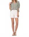 Judy Blue Cut Off Jean Shorts In Ecru In White