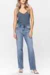 Judy Blue Dad Jean In Medium Wash In Multi