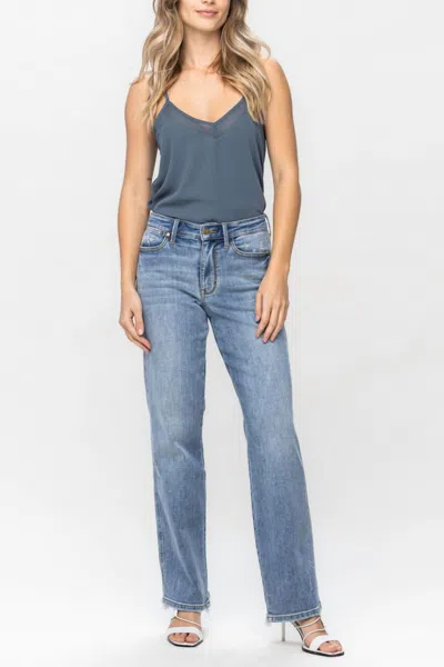 Judy Blue Dad Jean In Medium Wash In Multi