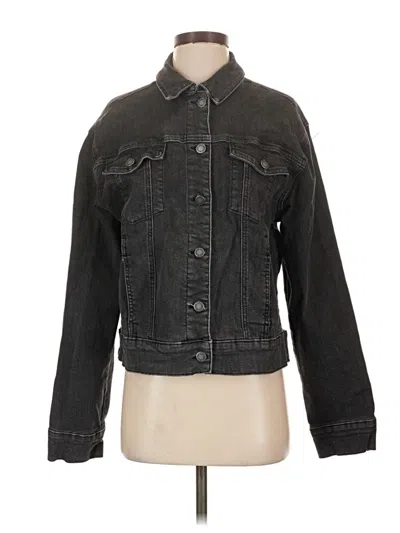 Pre-owned Judy Blue Denim Jacket In Gray