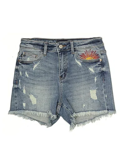 Pre-owned Judy Blue Denim Shorts In Blue