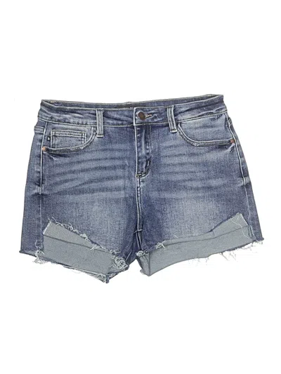 Pre-owned Judy Blue Denim Shorts In Blue