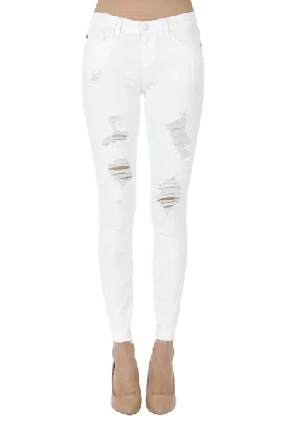 Judy Blue Destroyed Skinny Jean In White