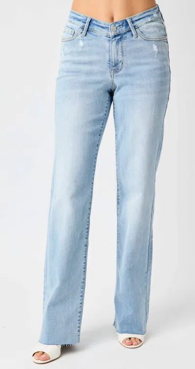 Judy Blue Dream On Straight Jeans In Blue