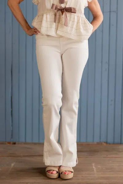 Judy Blue Elevate Your Style Bootcut Jean In Off White
