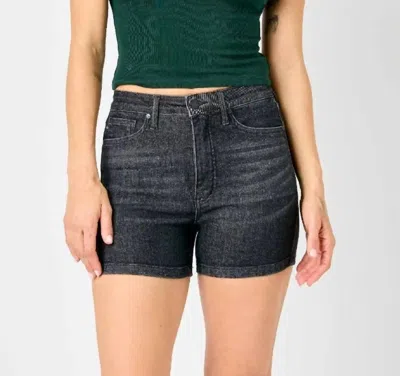Judy Blue Ella Washed Shorts In Black