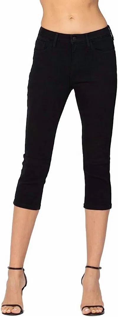 Judy Blue Favorite Little Pair Of Black Capri Jeans