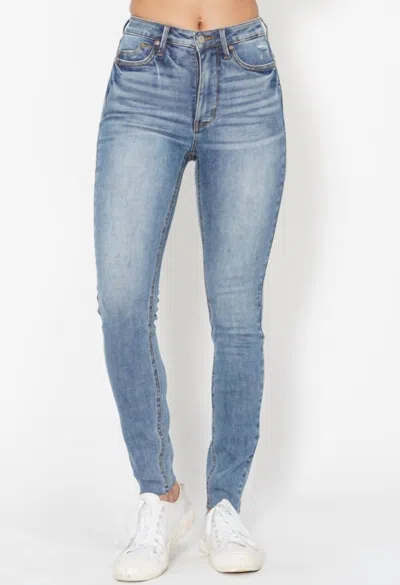 Judy Blue Feeling My Roots Skinny Jeans In Blue