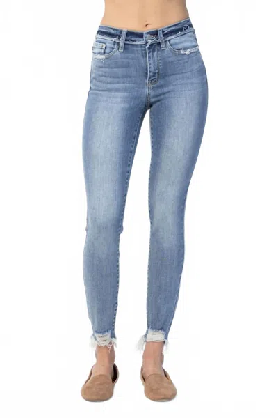 Judy Blue Giana Mid-rise Skinny Denim Jeans In Blue