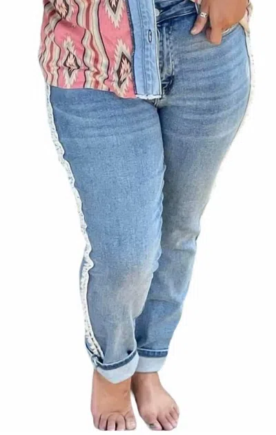 Judy Blue Hailey High Rise Jeans In Ligh Wash In Blue