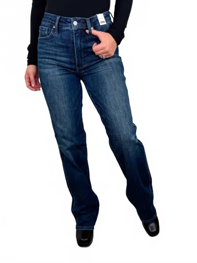 Judy Blue Hazel Tummy Control Mid-rise Straight Leg Jeans In Dark Wash In Blue