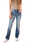 Judy Blue High Waist Non Distressed Classic Bootcut Jean In Medium Wash In Blue