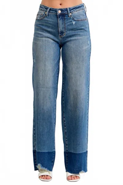 Judy Blue High Rise Column Straight Leg Jean In Blue