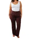 Judy Blue High Rise Control Top Flare Jeans In Espresso In Brown