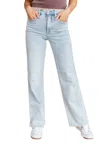 Judy Blue High Rise Control Top Straight Jeans In Vintage Wash In Multi