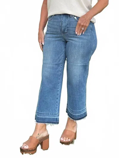Judy Blue High Rise Cropped Tummy Control Jeans In Blue