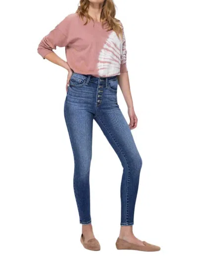 Judy Blue High Rise Skinny Jeans In Medium Blue