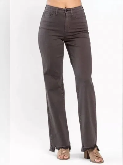 Judy Blue High Rise Straight Leg Jeans In Brown