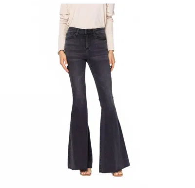 Judy Blue High Rise Super Flare Jeans In Black