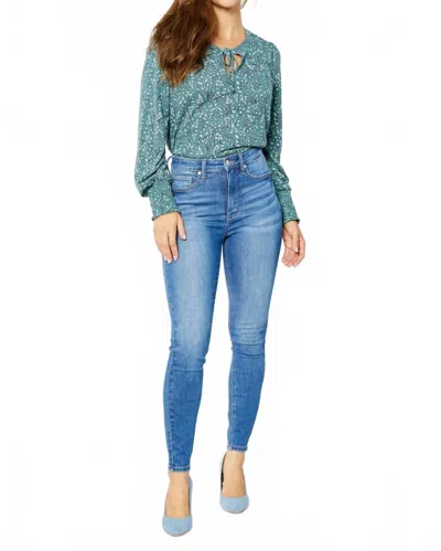 Judy Blue High Rise Tummy Control Classic Skinny Jeans In Blue