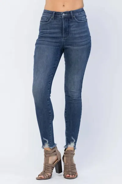Judy Blue High Rise Tummy Control Skinny Denim Jeans In Blue