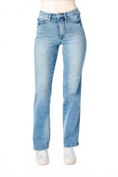 Judy Blue High Rise Tummy Control Straight Jeans In Blue