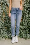 Judy Blue High Waist Boyfriend Jeans In Vintage Wash In Multi