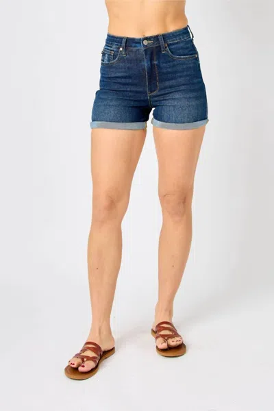 Judy Blue High Waist Cool Denim Shorts In Blue