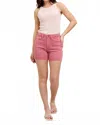 Judy Blue High Waist Denim Short In Rose In Pink
