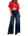 Judy Blue High Waist Palazzo Jeans In Blue In Blue