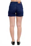 Judy Blue High Waist Shorts In Dk Blue In Blue