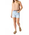 Judy Blue High Waist Destroy On Back Shorts In Light Wash In Blue